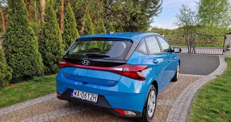 Hyundai i20 cena 61900 przebieg: 44000, rok produkcji 2022 z Żukowo małe 172